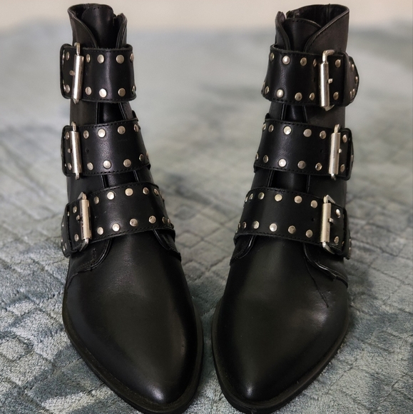 NWOT Steven by Steven Madden Harmon Leather Boots - Picture 5 of 11